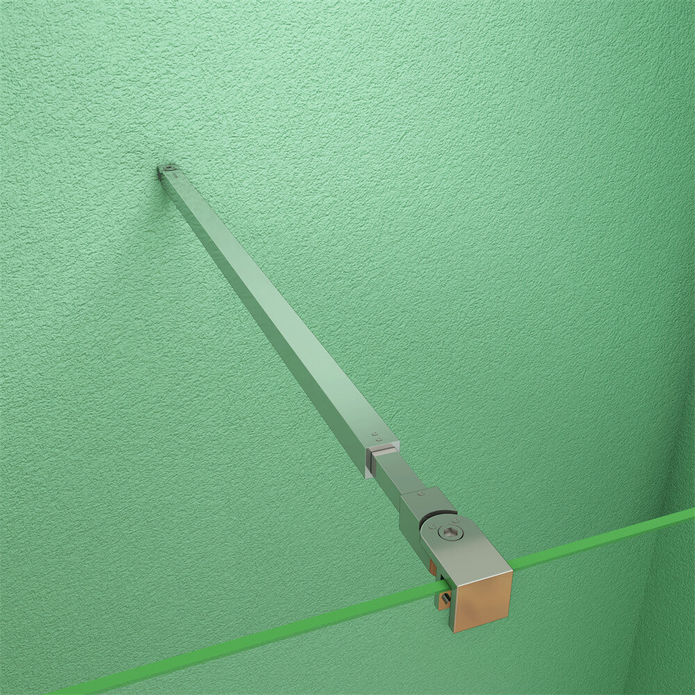 Stabilisatiestangen voor douchewanden en douchedeuren F-084| 73-120cm| voor glas van 6-10 mm