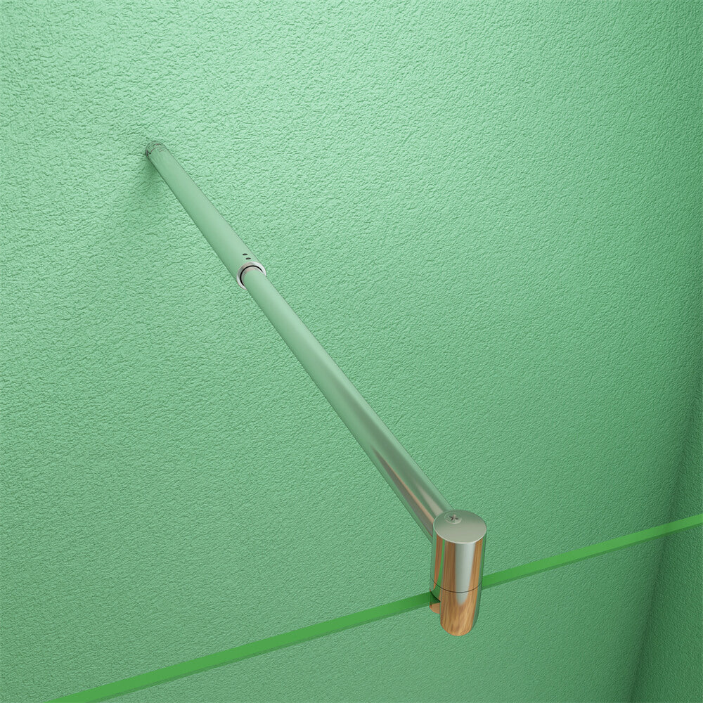 Stabilisatiestangen voor douchewanden en douchedeuren F-123| 70-120cm| voor glas van 6-10 mm