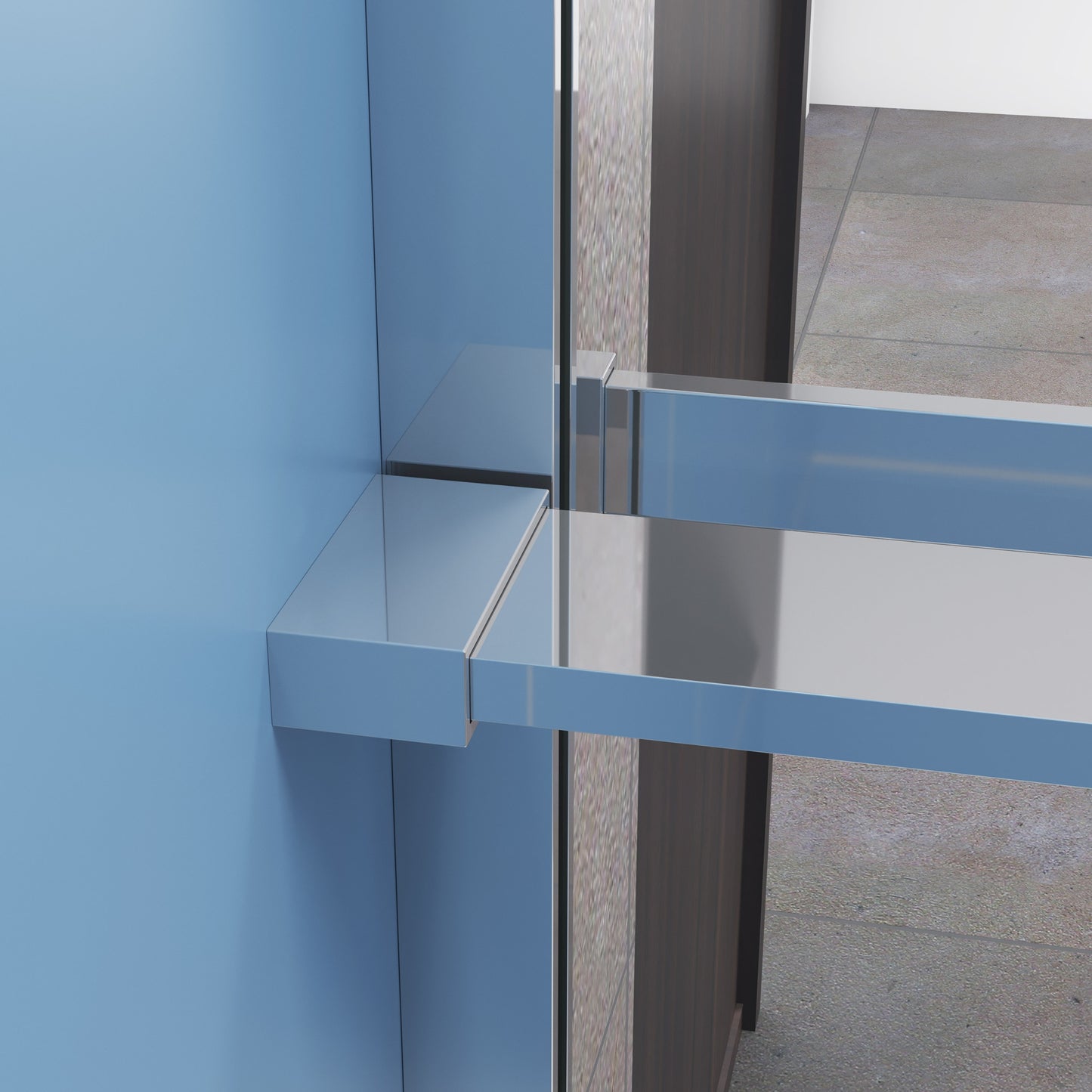 Aica Doucherekjes handdoekrek chroom/zwart 800/900/1000/1200/1400x130mm draagvermogen: 5 kg zinklegering