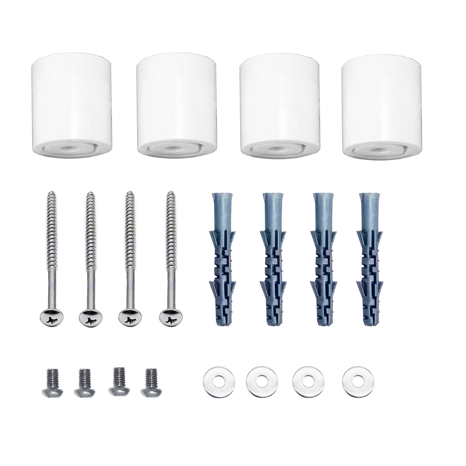 Badmeubelen Designradiator - Handdoekradiatoren - Zijaansluiting - Witte Matt