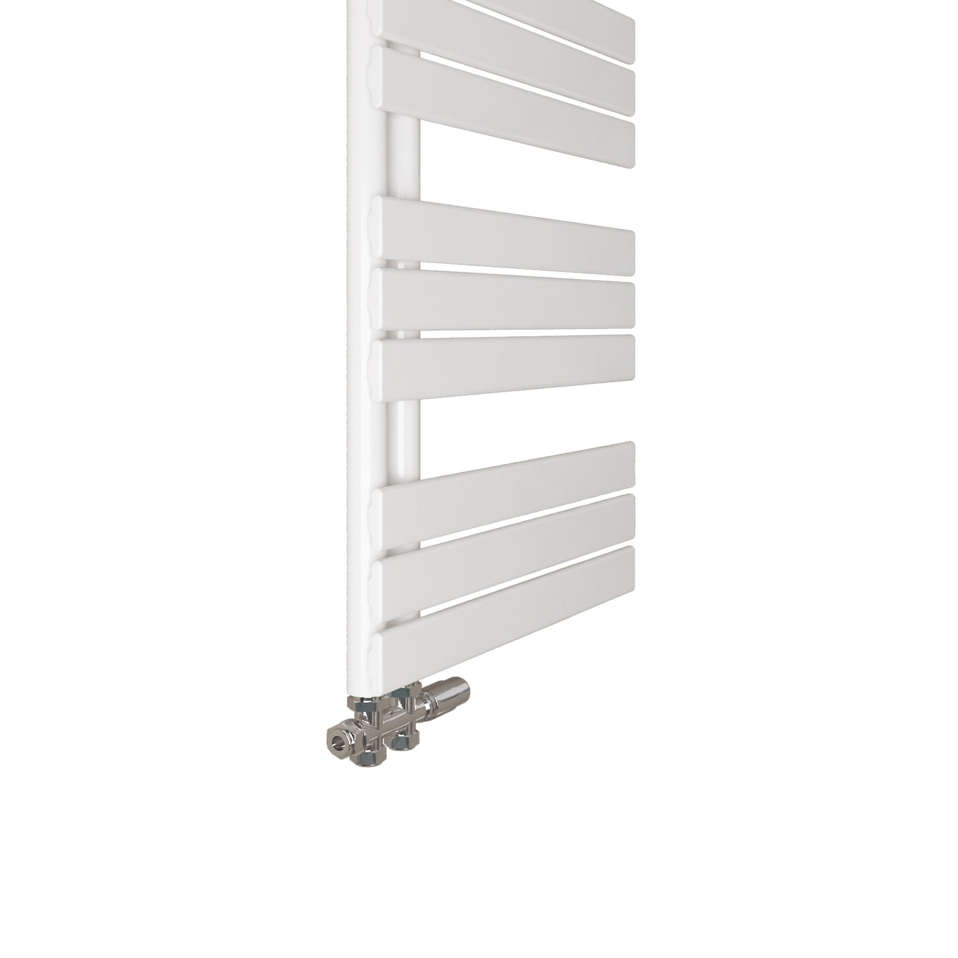 Badmeubelen Designradiator - Handdoekradiatoren - Zijaansluiting - Witte Matt
