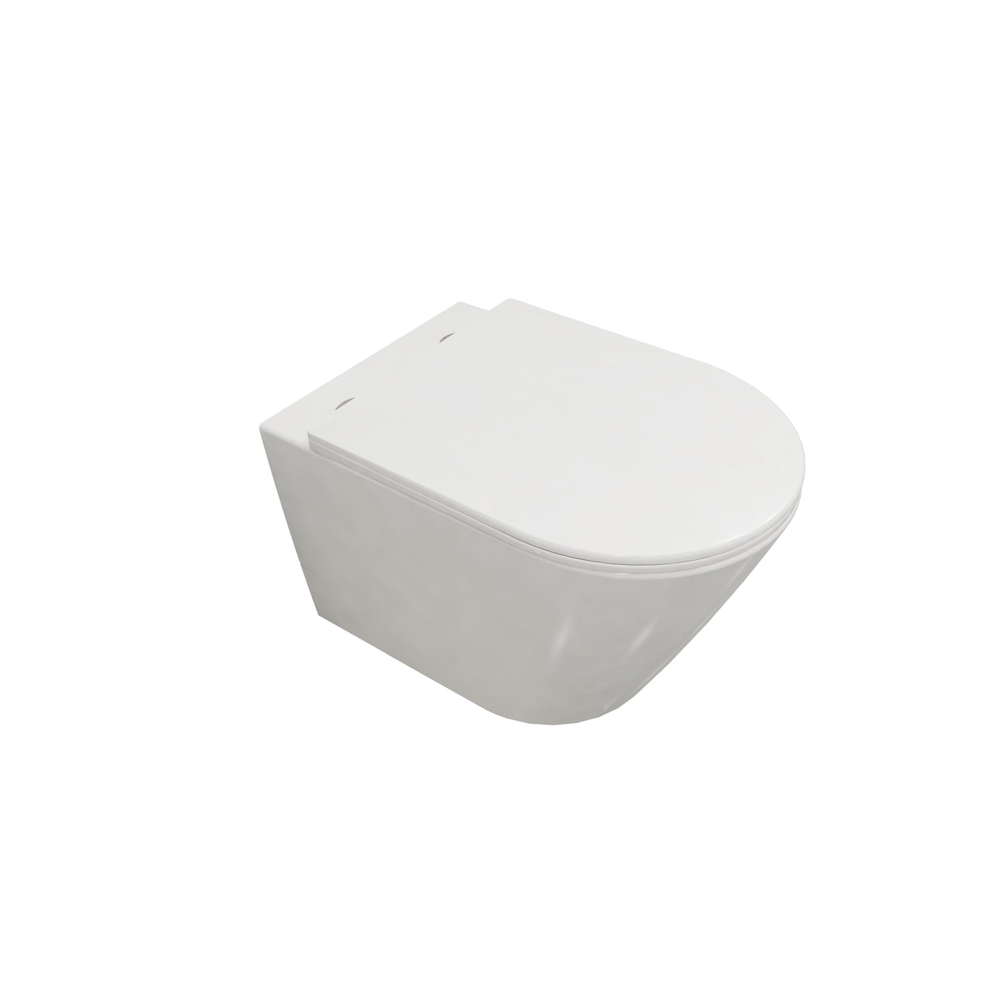 Badkamer wandcloset randloos design toilet toilet met softclose zitting