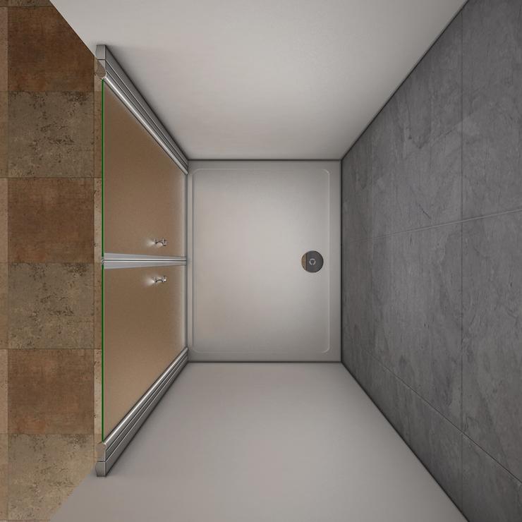 nis douchedeur,dubbele pendel deur,6mm mat gezandstraald veiligheidsglas nano easyclean antikalk