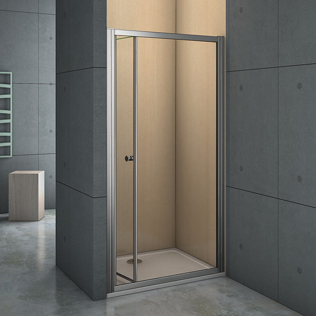 nis douchedeur ,2-delige vouwdeur,6mm helder veiligheidsglas