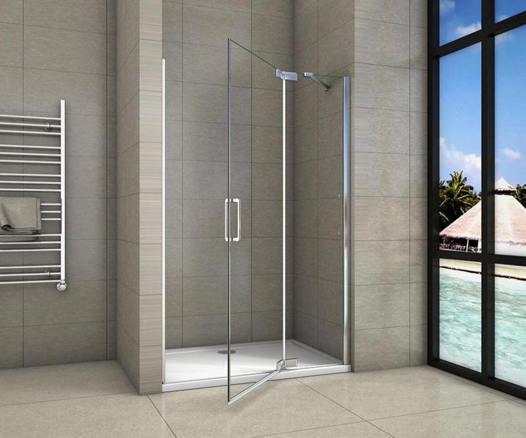 8 mm NANO glas douchecabine douchewand draaideur,installeer aan de rechterkant