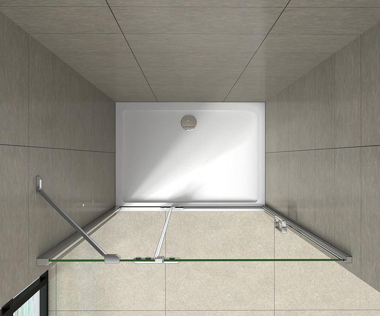 8 mm NANO glas douchecabine douchewand draaideur,installeer aan de linkerkant