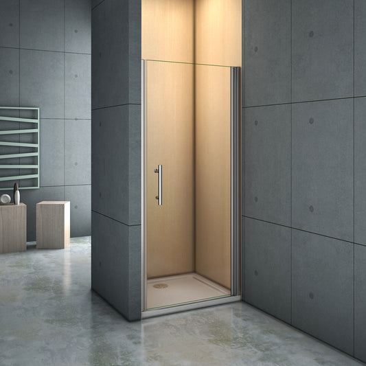 Nis douchedeur 185cm hoog,enkelvouwdige draaideur
