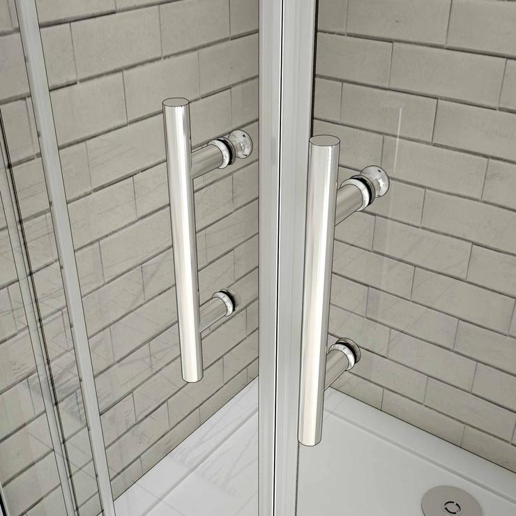 Douchedeur Schuifdeur,5mm helder veiligheidsglas