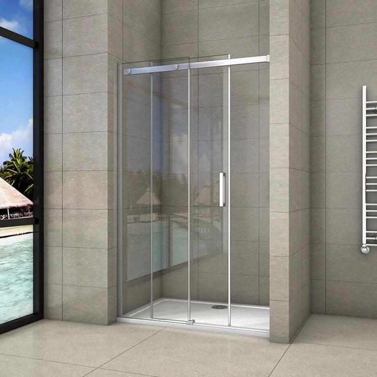 Douchedeur, schuifdeur,8 mm NANO GLAS,195cm hoog