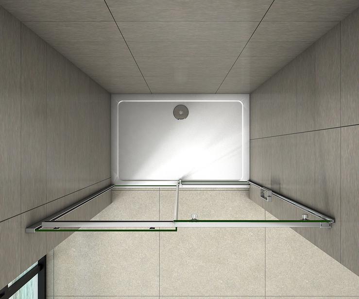 Douchedeur, schuifdeur,8 mm NANO GLAS,195cm hoog