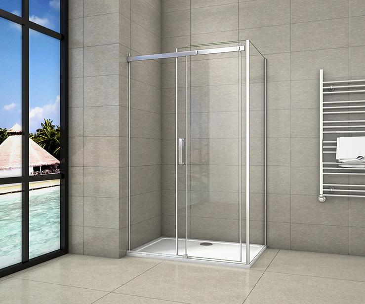Duschkabine Duschabtrennung Schuifbare,8mm NANO GLAS,Duschwand Dusche