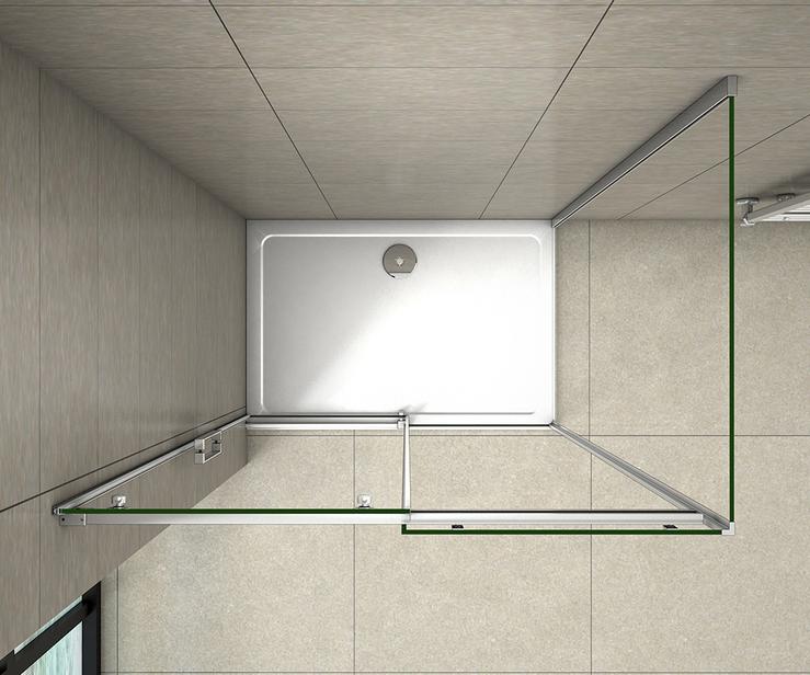 Duschkabine Duschabtrennung Schuifbare,8mm NANO GLAS,Duschwand Dusche