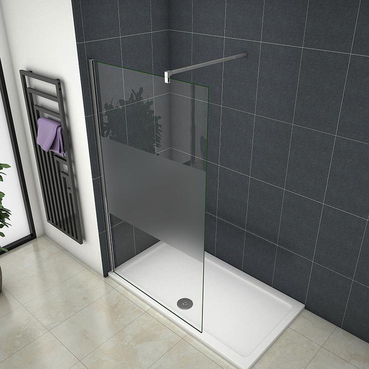 Inloopdouche doucheafscheiding, doucheglaswand 200cm hoog, NANO-glas