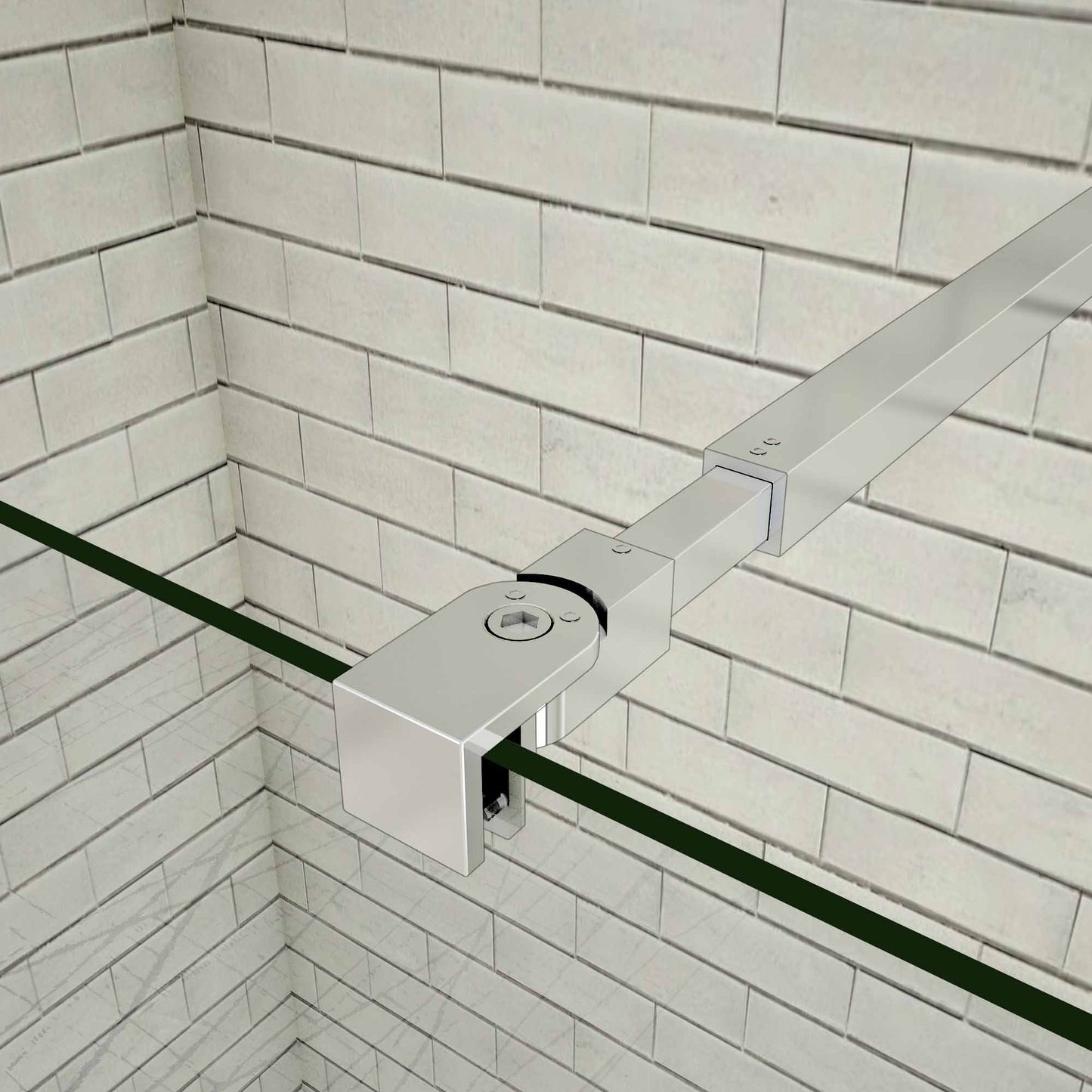 inloopdouche,douchescherm,stabilisator,5mm helder veiligheidsglas nano easyclean antikalk,douchewand