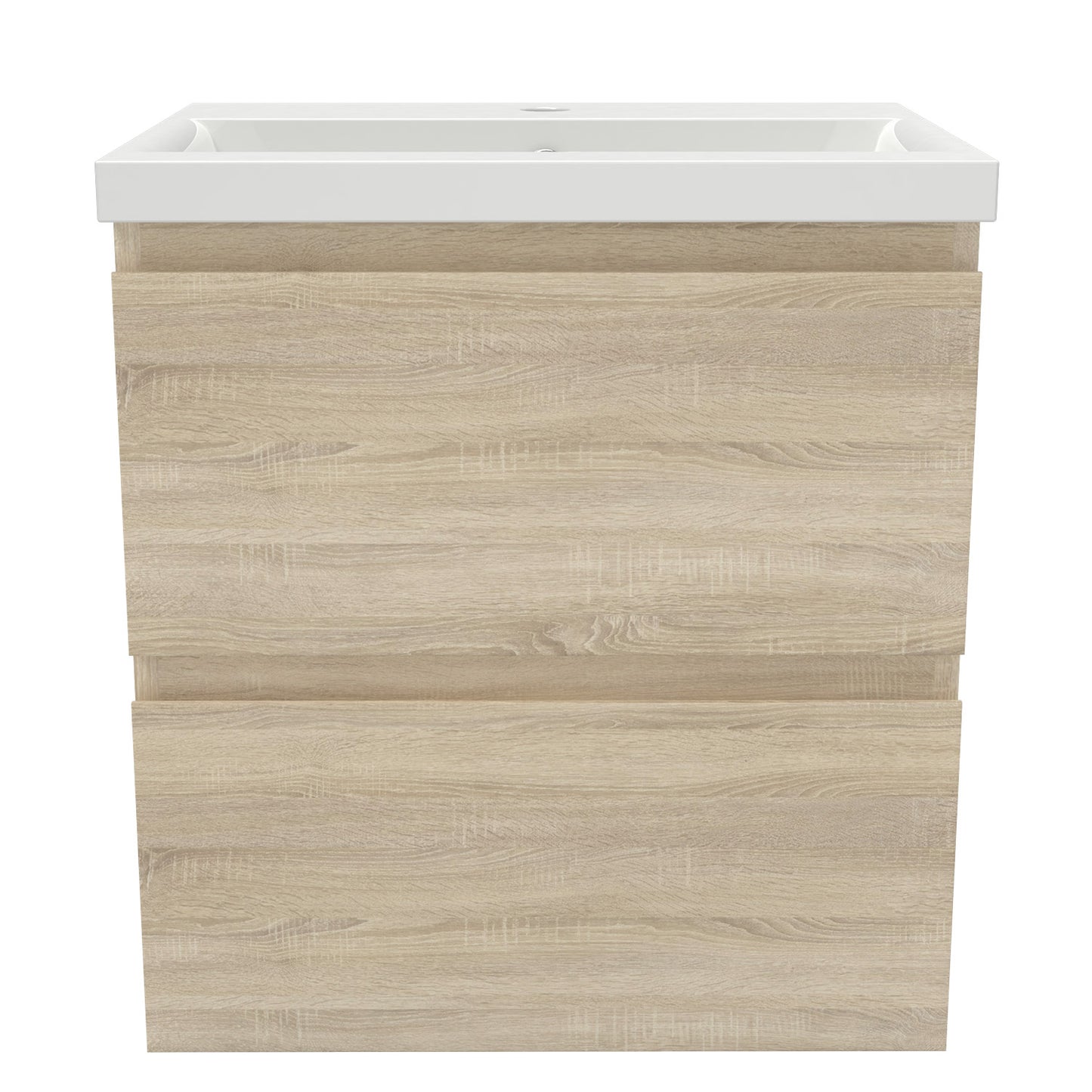 Wastafelonderbouw met onderkast 50 cm badkamermeubels met wastafel gastentoilet wit mat/antraciet mat/eik mat