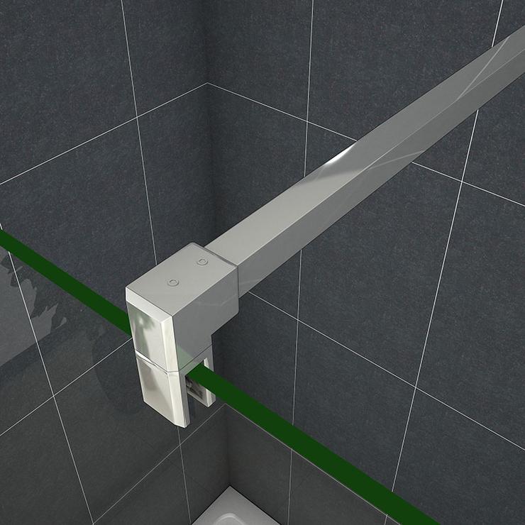 Inloopdouche doucheafscheiding, doucheglaswand 200cm hoog, NANO-glas