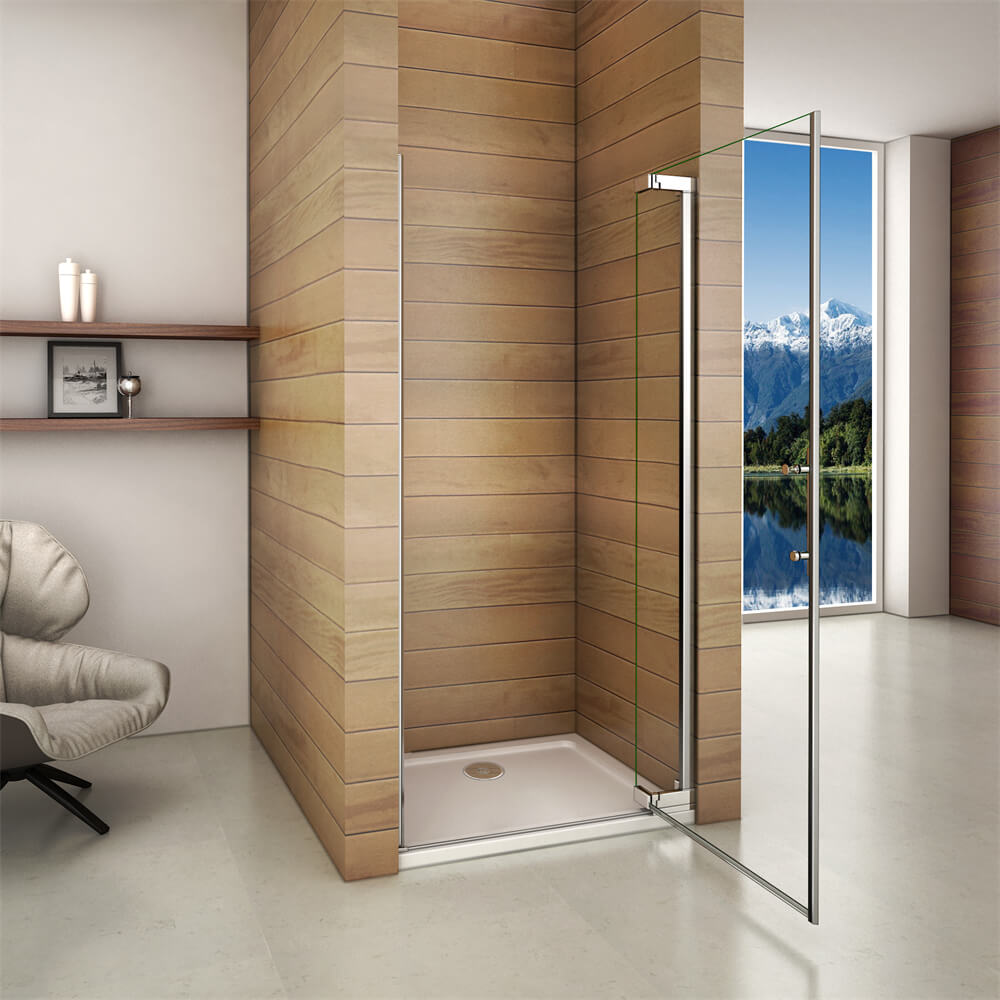 8 mm NANO glazen draaideur douchedeur ,185cm hoog