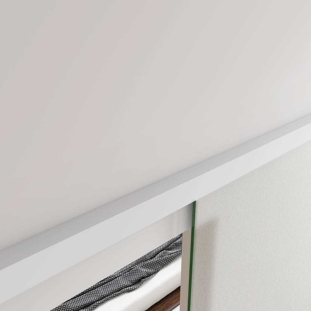Binnendeur-80-85-90-95-100x225cm,8mm gehard veiligheidsglas met explosie bestendige folie- shuifdeuren-worden veelal gebruikt om woonkamers en keukens, woonkamers en werkkamers of slaapkamers en badkamers -Eenvoudig te monteren