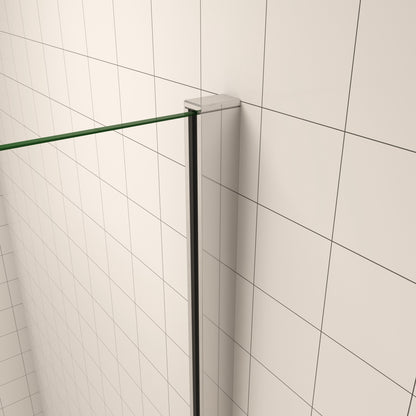 100x200cm Inloopdouche,8mm NANO EasyClean helder veiligheidsglas