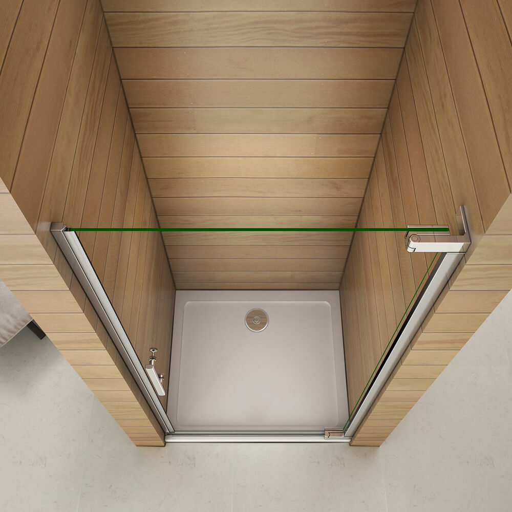 8 mm NANO glazen draaideur douchedeur ,185cm hoog