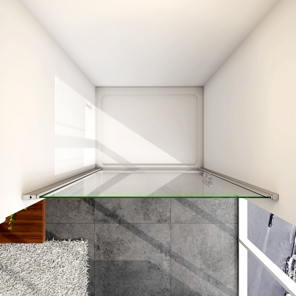 70/80/90/100x180cm Douchedeur draaibare 5mm NANO EasyClean veiligheidsglas, profiel van glanzend chroom