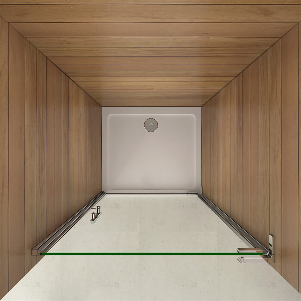 8 mm NANO glazen draaideur douchedeur ,185cm hoog