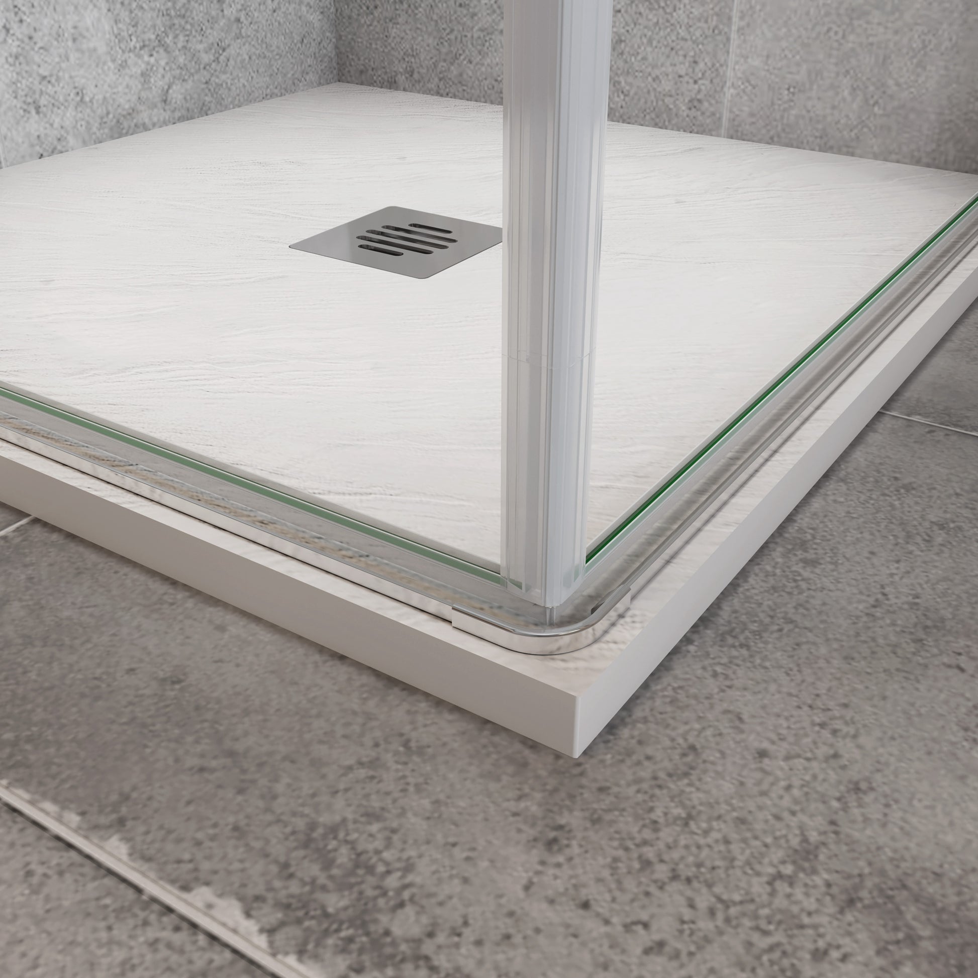 Douchecabine B:70-80-90-100xD:70-80-90-100x180cm,dubbele draaideuren,6mm NANO EasyClean veiligheidsglas,profiel van glanzend chroom