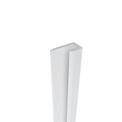Aica B:40/80/90/100/120xH:210cm ivoorwitte aluminium composiet platen , 3 mm dik-Set van 1 douchewandpanelen inclusief profielen-Wandpanelen