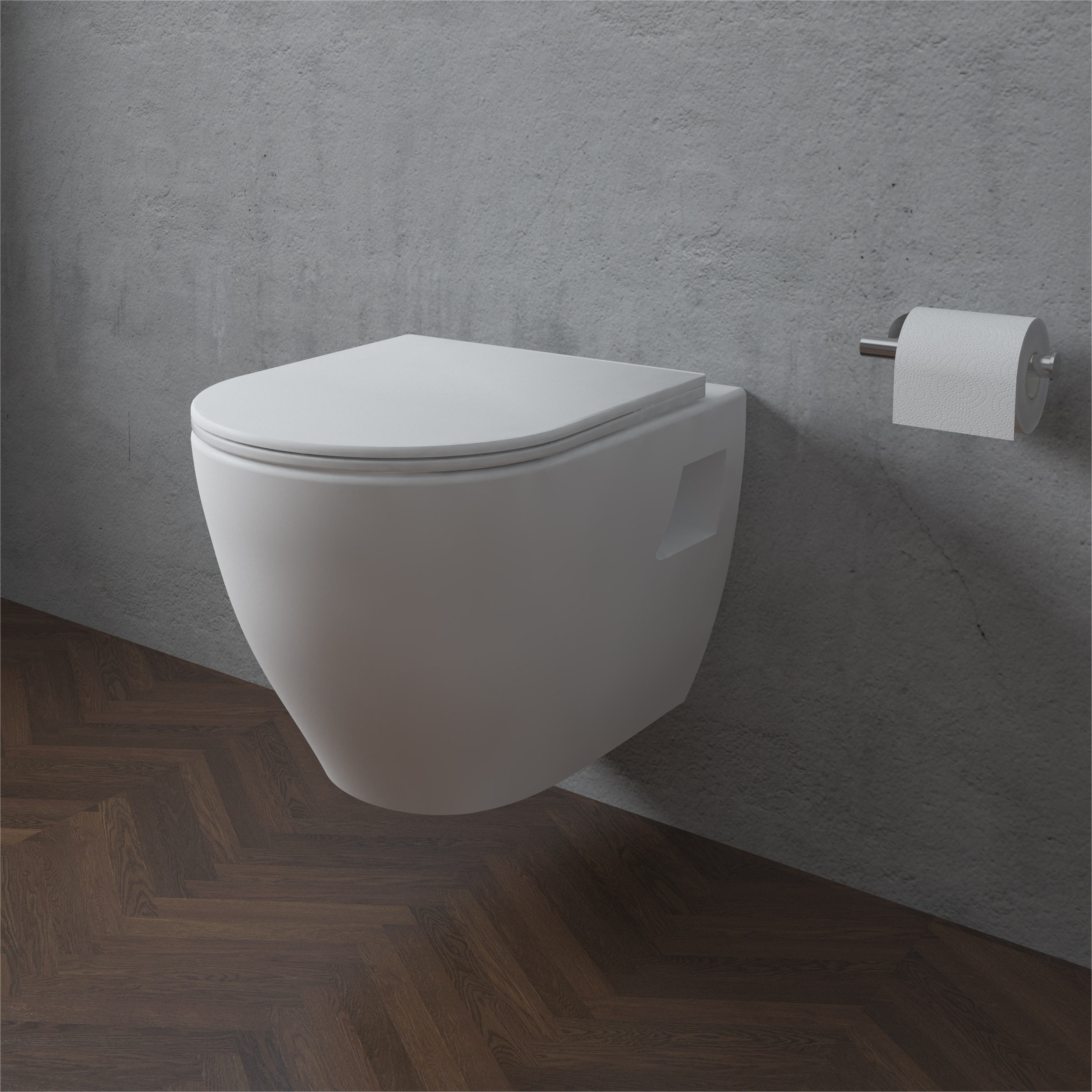 Hangend toilet, Badkamer Softclose Zitting, Randloos Design