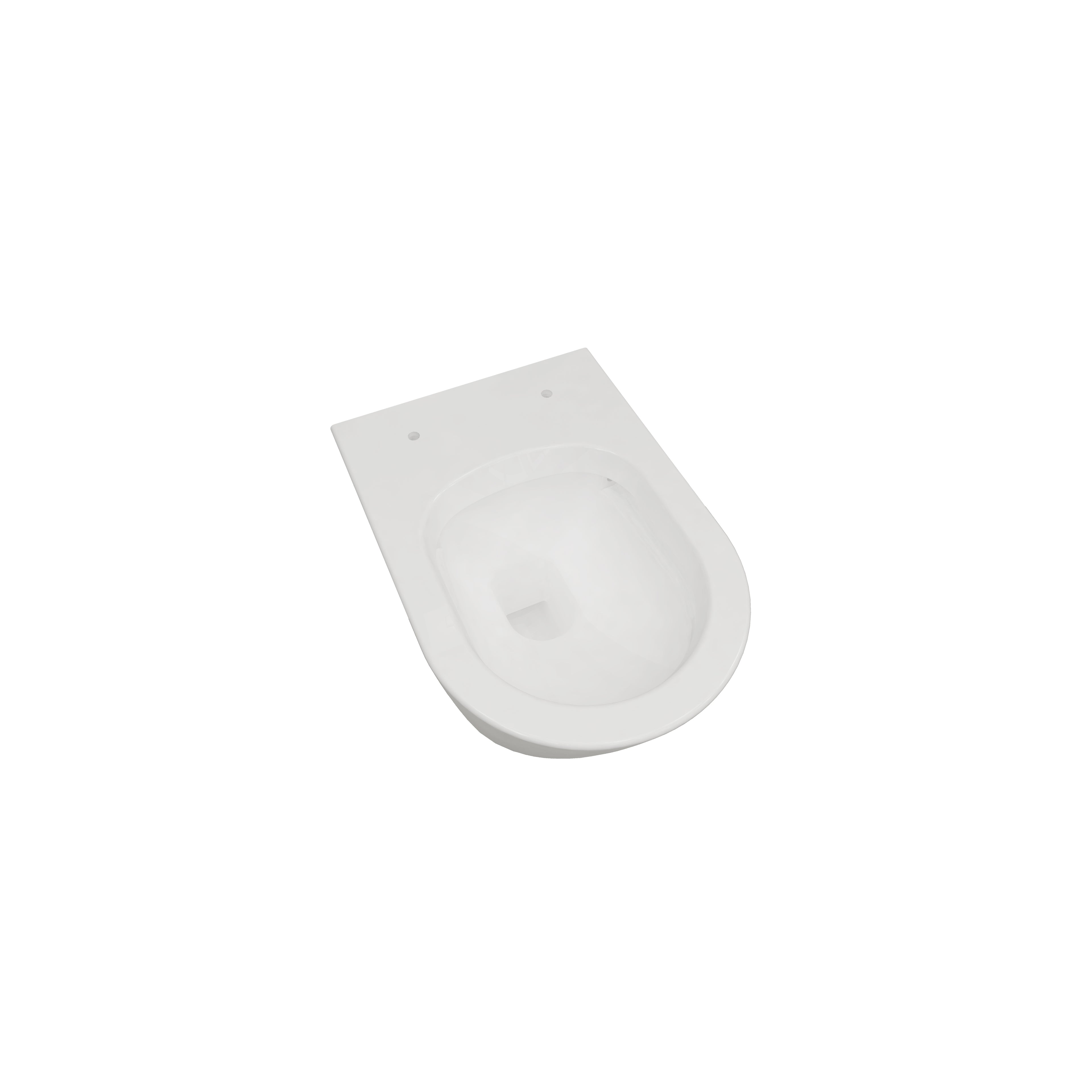 Badkamer wandcloset randloos design toilet toilet met softclose zitting