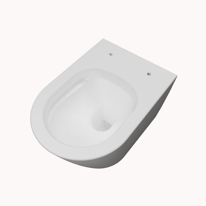 Badkamer wandcloset randloos design toilet toilet met softclose zitting