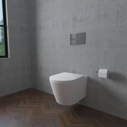 Badkamer wandcloset randloos design toilet toilet met softclose zitting