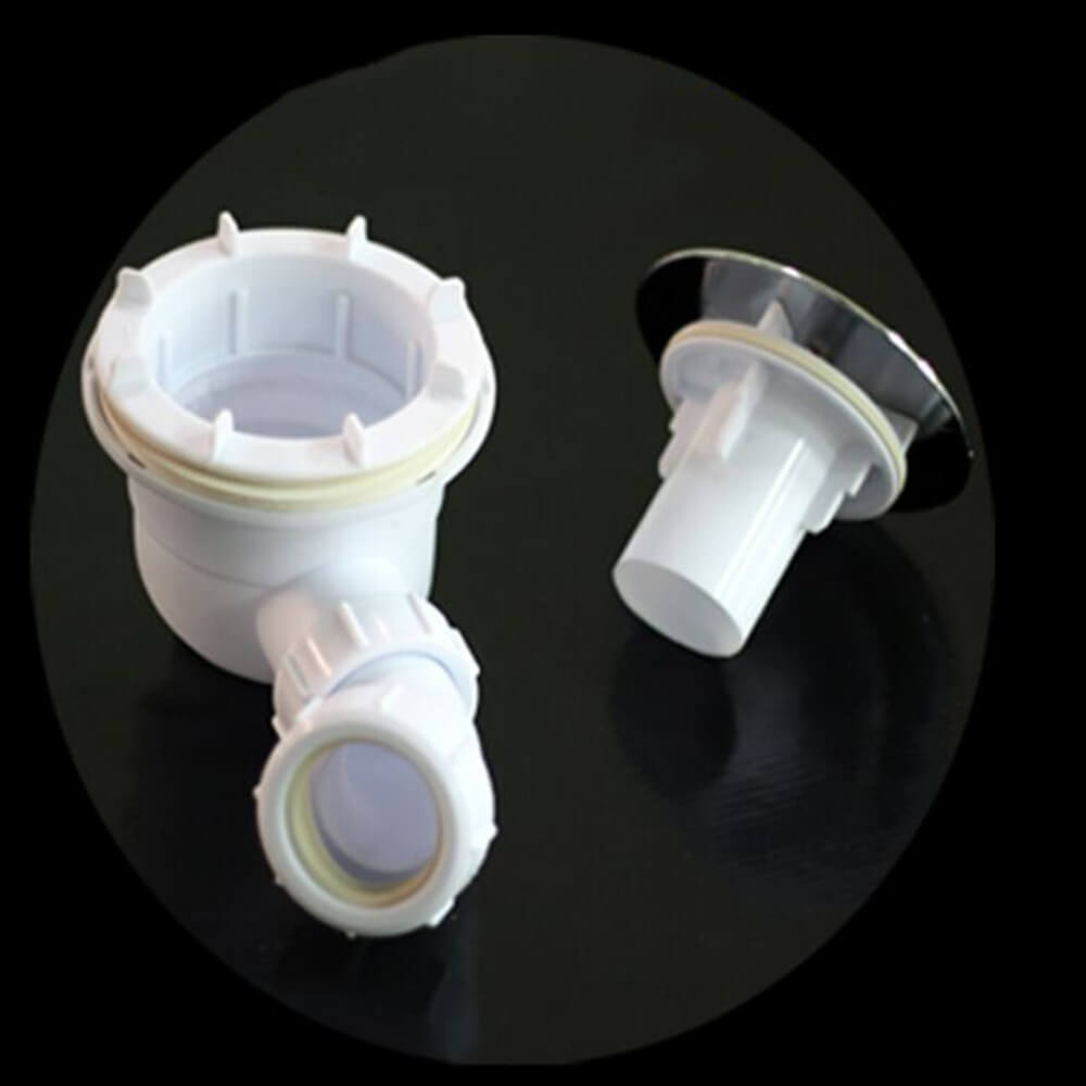 Douchebak sifon voor 90mm met flexibele slang