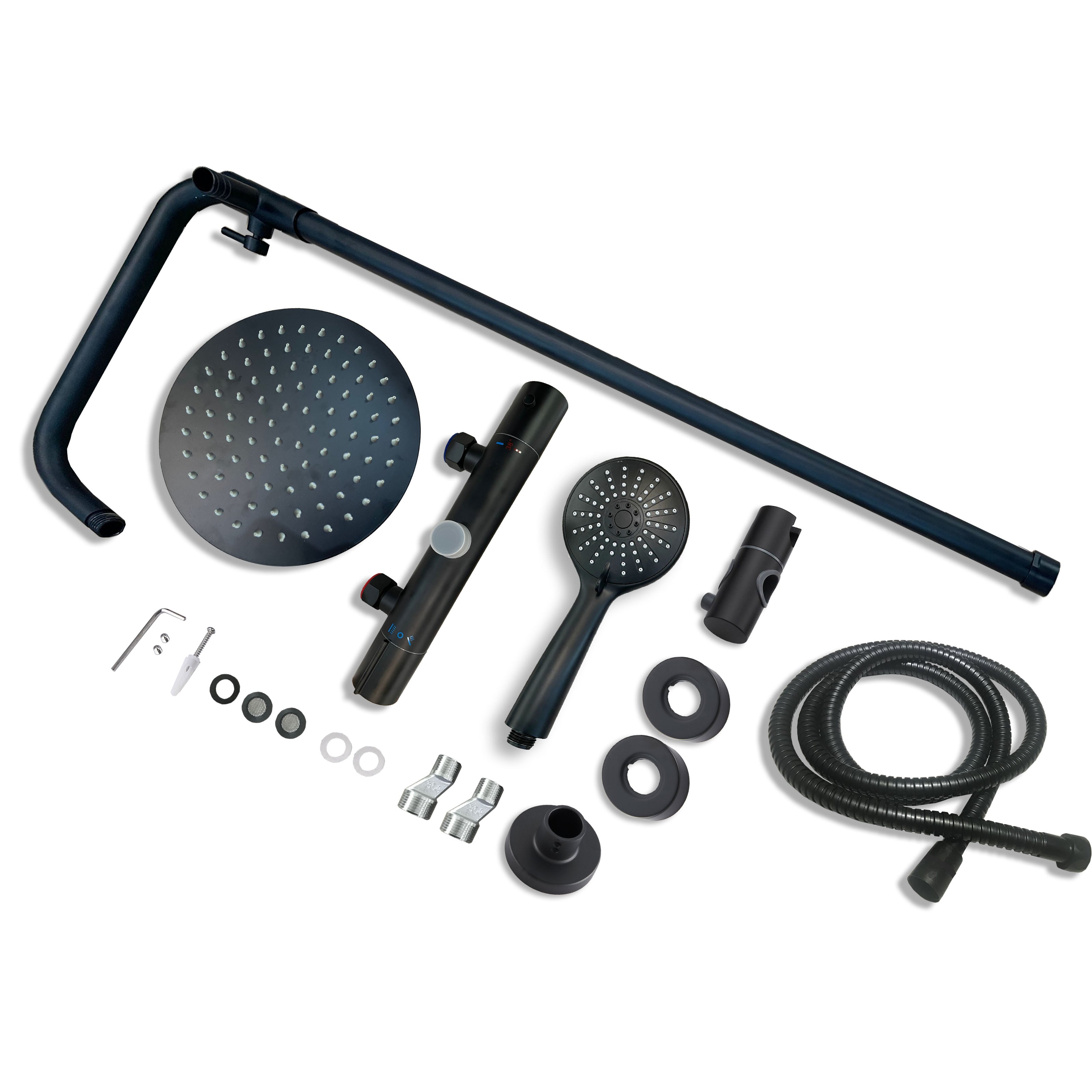 Douchesysteem thermostaat douche regendouche douchearmatuur handdouche douchezuil