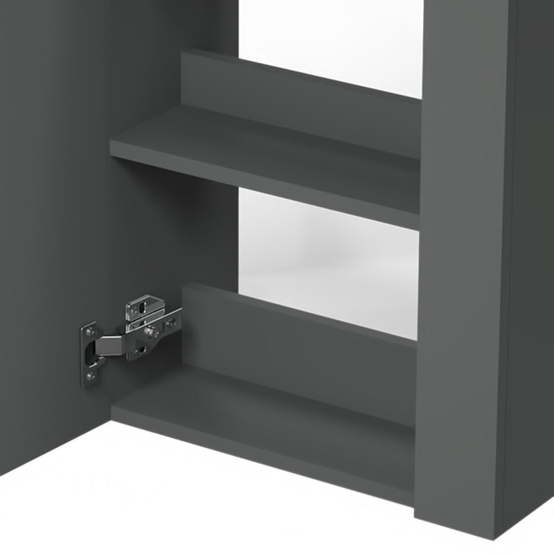 Badkamermeubel 45 cm wastafel met kaptafel Soft-Close functie kaptafel hangkast