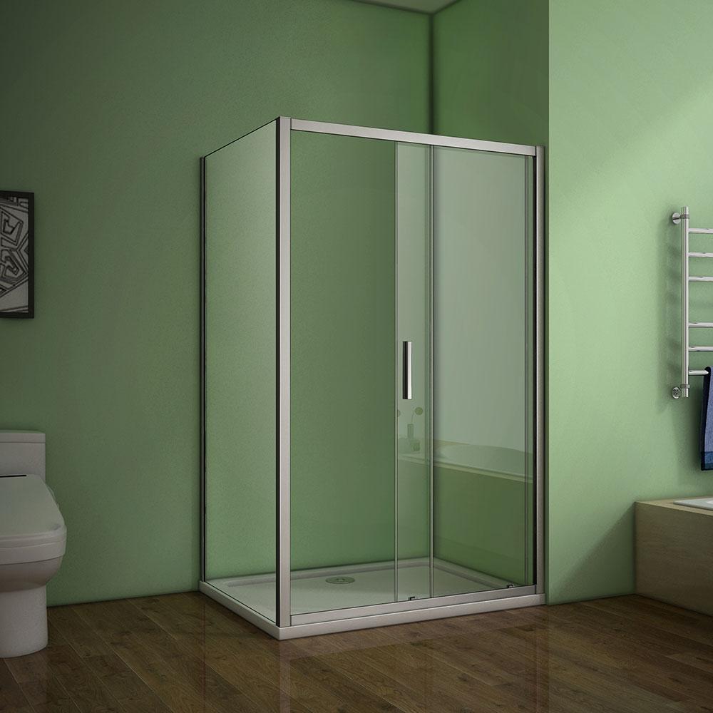 Douchecabine, Schuifdeur, Douchewand,5mm ESG glas