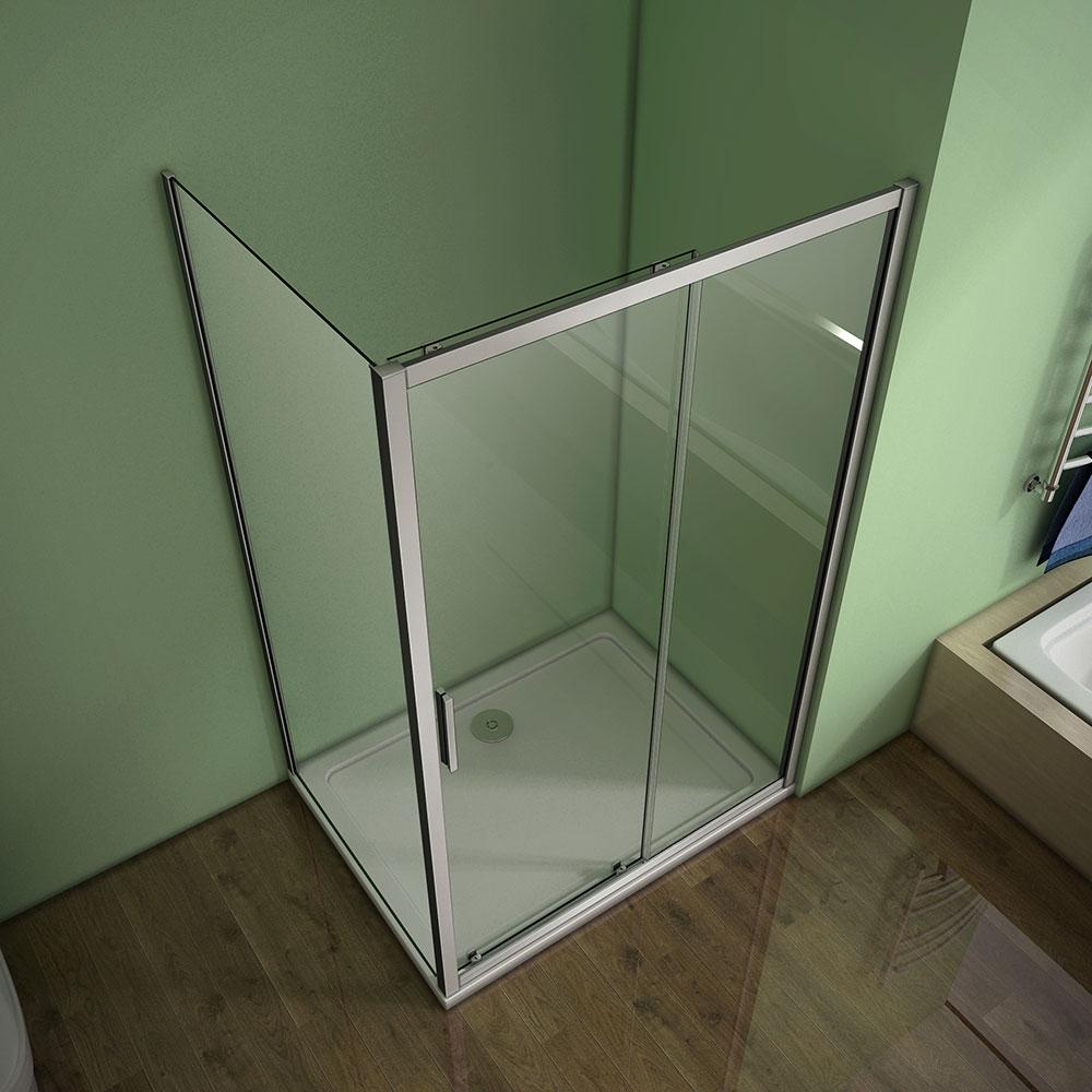 Douchecabine, Schuifdeur, Douchewand,5mm ESG glas