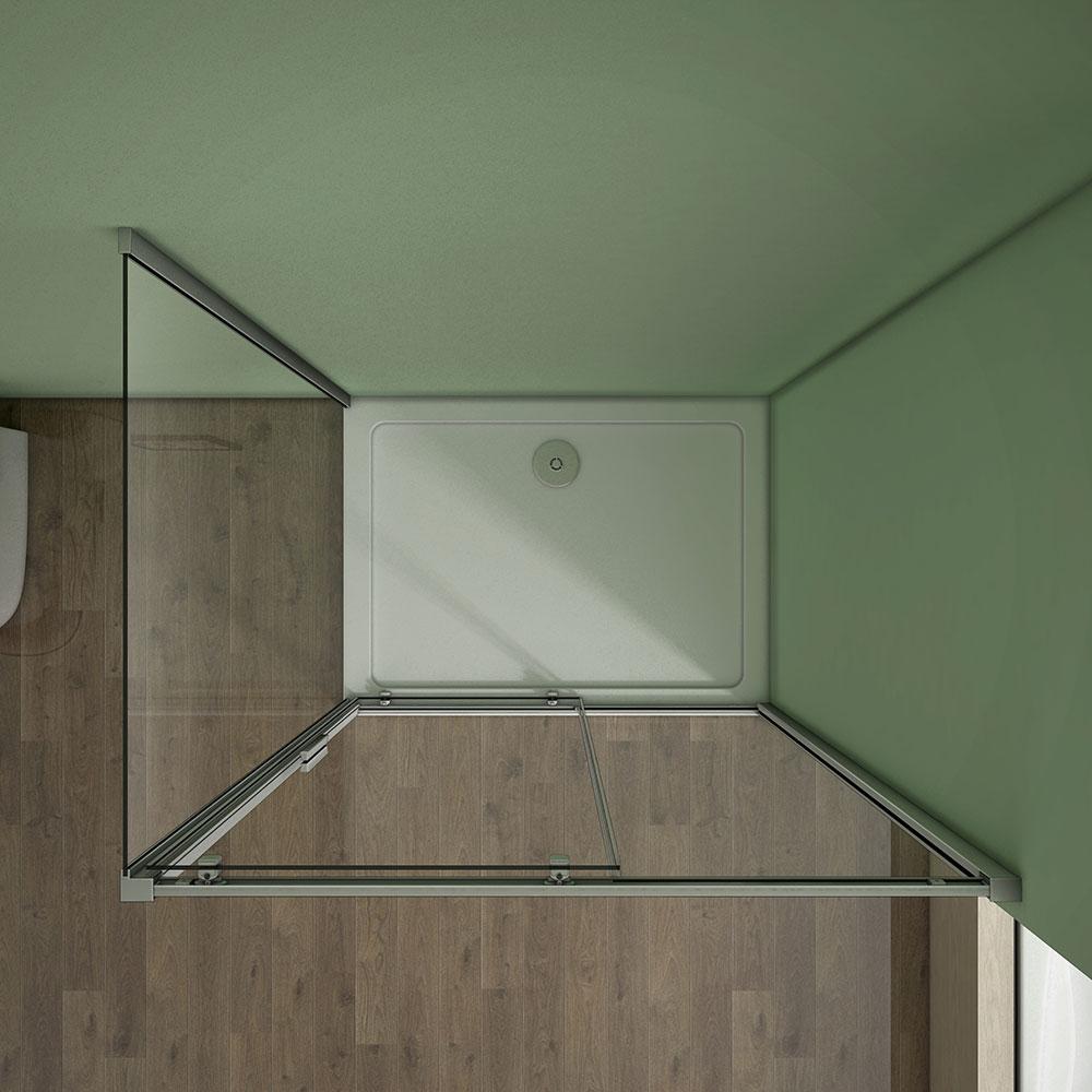 Douchecabine, Schuifdeur, Douchewand,5mm ESG glas
