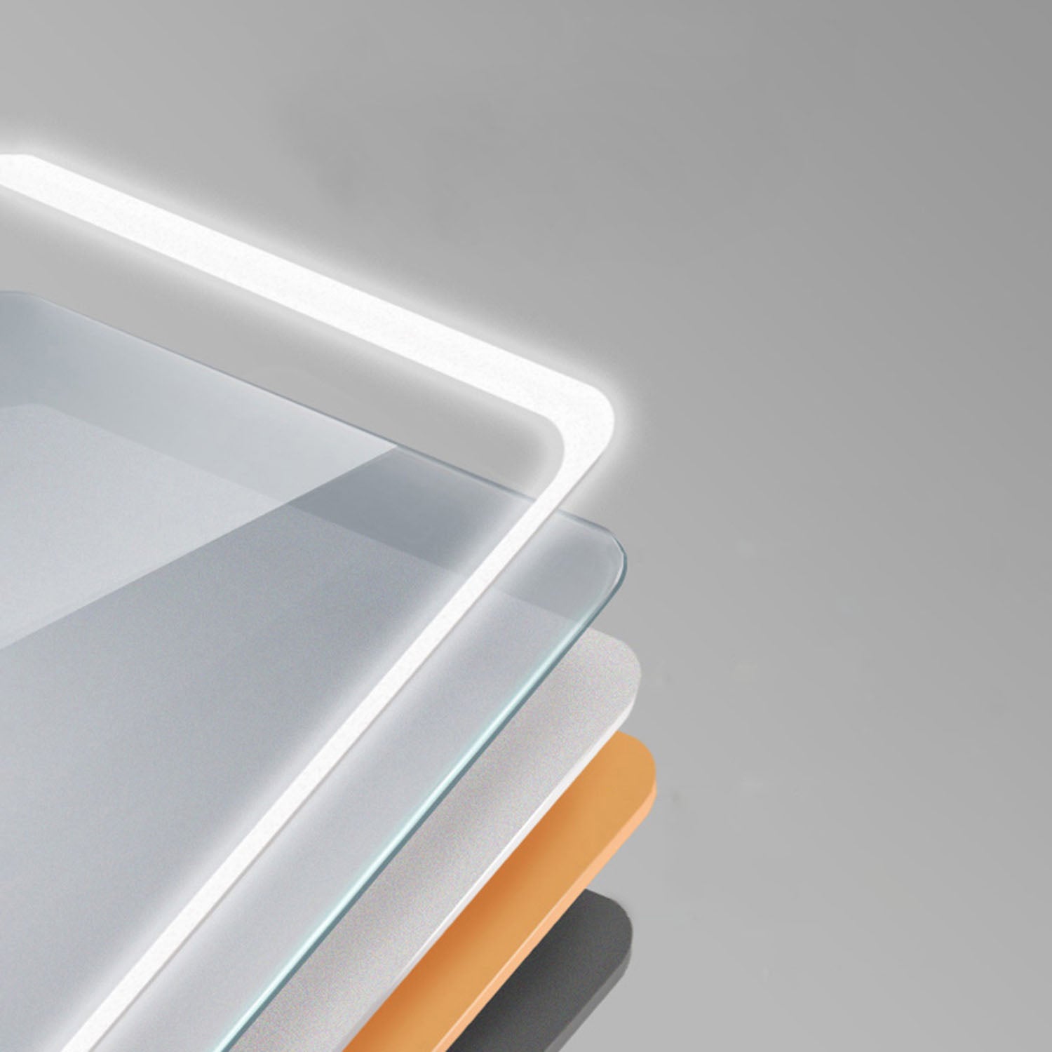 LED badkamerspiegel 50-160 cm met verlichting Wandschakelaar Mistvrij Koud Wit