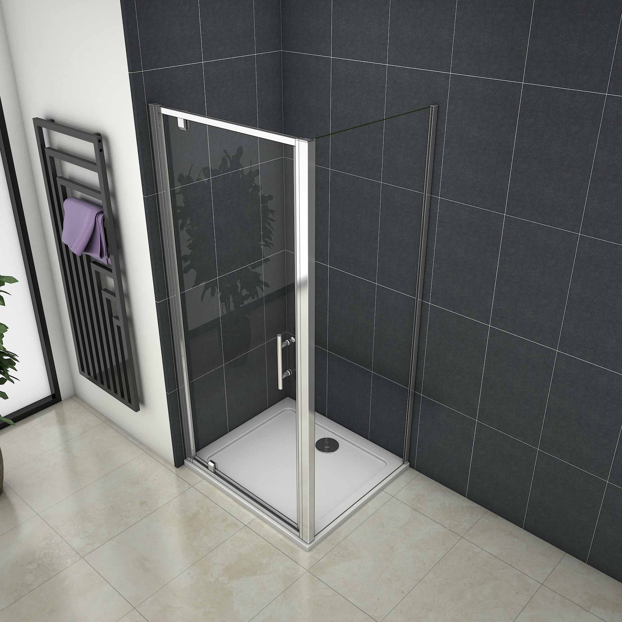 Pendeldeuren,douchedeur, zijpaneel,douchecabine,6mm helder veiligheidsglas,taatsdeur in kozijn