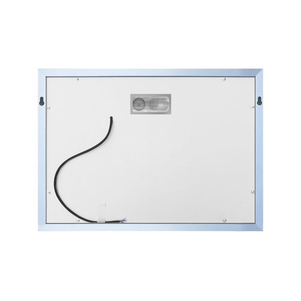 LED badkamerspiegel 80 tot 140 cm 2 lichtkleurige wandspiegel met Bluetooth, touch, condensvrij, 3-voudige vergroting Make-up spiegel IP44 koud/warm wit energiebesparend