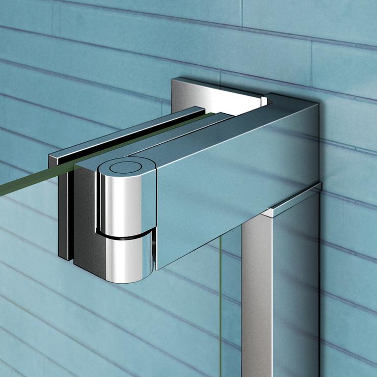 Draaideur draaideur hoekinstap douchewand douchecabine 8mm NANO GLAS