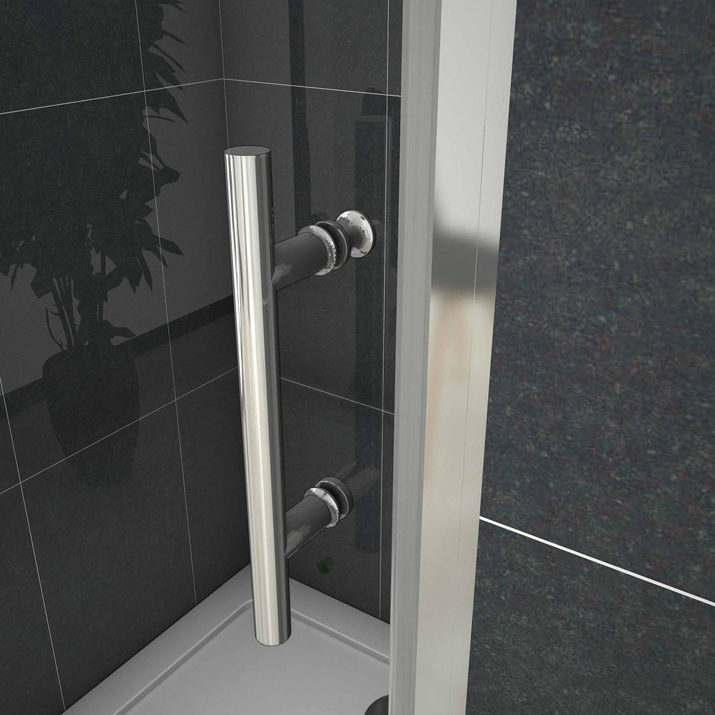 Douche Draaideur, 6mm Helder Veiligheidsglas, 185cm Hoog