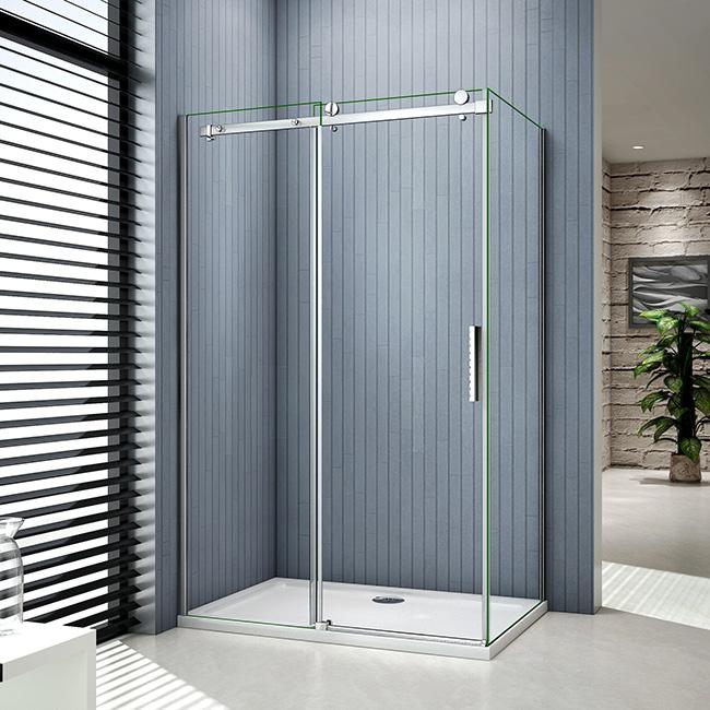 schuifdeur douchewand,6mm helder glas