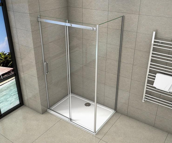 Duschkabine Duschabtrennung Schuifbare,8mm NANO GLAS,Duschwand Dusche