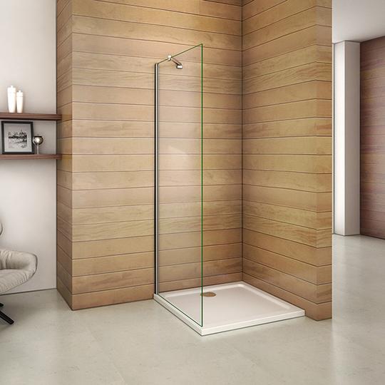 Inloopdouche 185cm hoog,6mm NANO EasyClean veiligheidsglas
