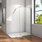 inloopdouche,douchescherm, stabilisator, 5mm helder veiligheidsglas nano easyclean antikalk,douchewand 90x190cm 140cm