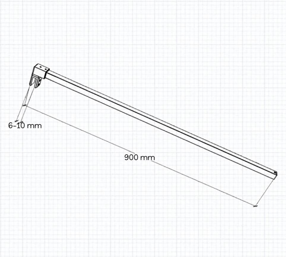 vrijstaande inloopdouche,profieloze douchescherm,10mm helder veiligdheidsglas nano easyclean antikalk,2x 90cm verchroomde stabilisatiestangen