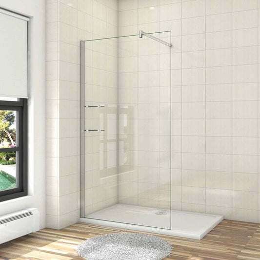 Inloopdouche 200cm hoog,8 mm NANO EasyClean veiligheidsglas,Inclusief Stabilisatiestang 90cm