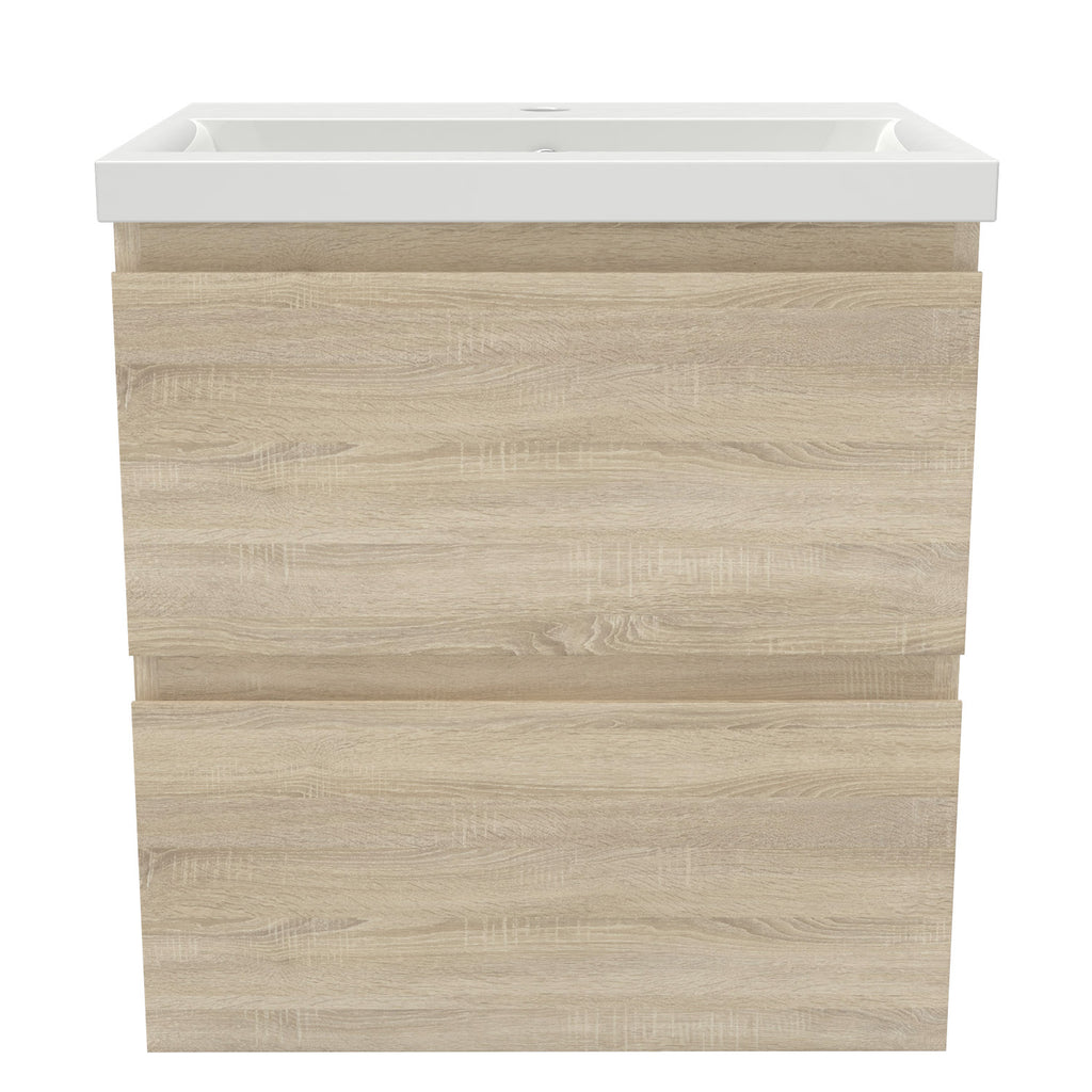 Wastafelonderbouw met onderkast 50 cm badkamermeubels met wastafel gastentoilet wit mat/antraciet mat/eik mat